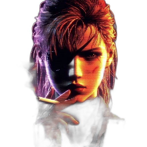 face, mask, jacket, cyberpunk transparent PNG cut-out