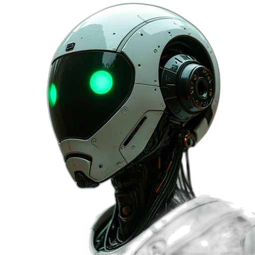 robot, mask, face, creature transparent PNG cut-out