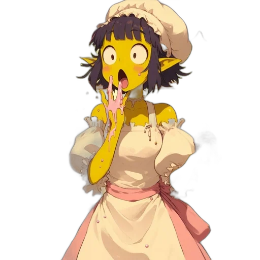 staff, dress, creature, concept art transparent PNG cut-out