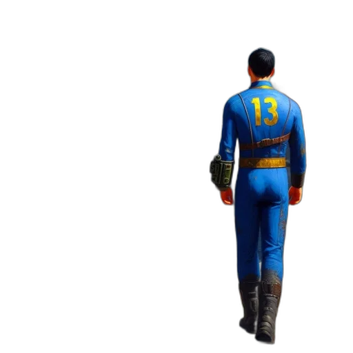 jacket, robot, staff, concept art transparent PNG cut-out