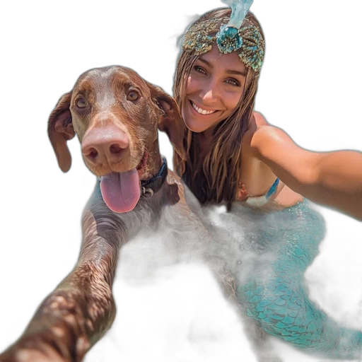 creature, animal, underwater, woman transparent PNG cut-out