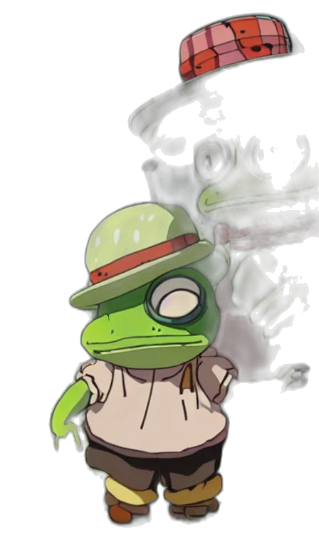 mask, hat, staff, creature transparent PNG cut-out