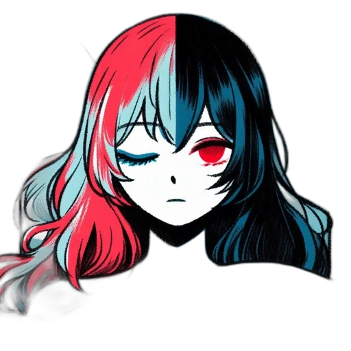 mask, face, hair, creature transparent PNG cut-out