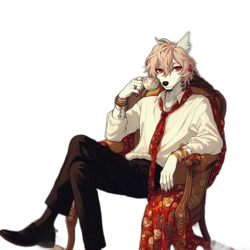 staff, animal, pixel art, anime transparent PNG cut-out