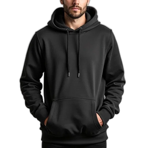 jacket, 3d render, photorealistic, dark transparent PNG cut-out