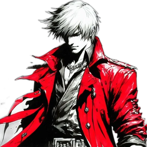 jacket, weapon, comic book art, concept art transparent PNG cut-out