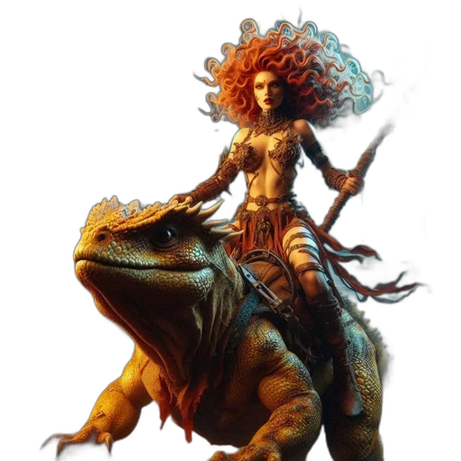 dragon, creature, animal, dress transparent PNG cut-out