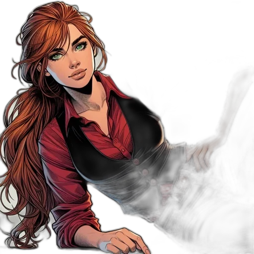 comic book art, fantasy art, concept art, photorealistic transparent PNG cut-out
