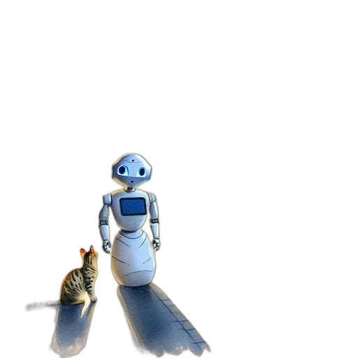 robot, animal, staff, creature transparent PNG cut-out