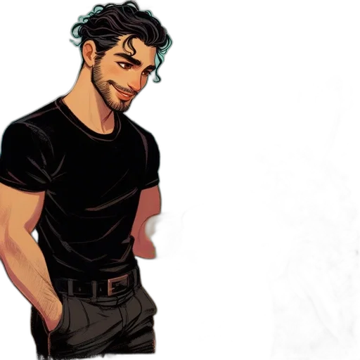 concept art, comic book art, cartoon, pixel art transparent PNG cut-out