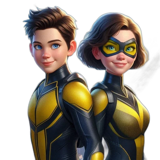concept art, comic book art, cartoon, 3d render transparent PNG cut-out