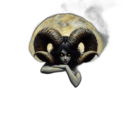 dragon, mask, creature, hair transparent PNG cut-out