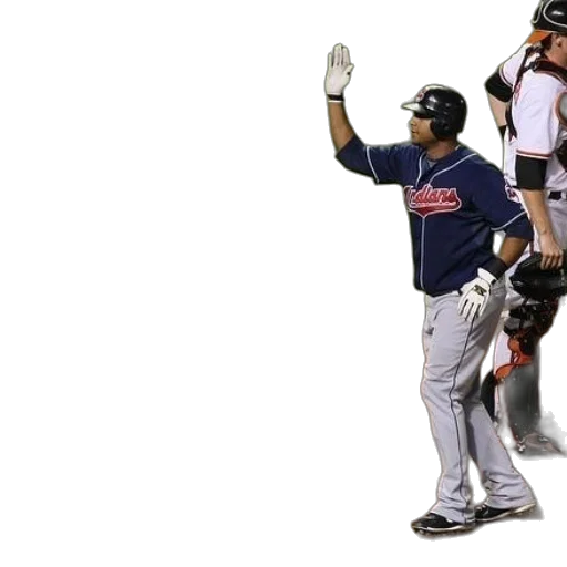 two, cleveland, indians, baseball transparent PNG cut-out