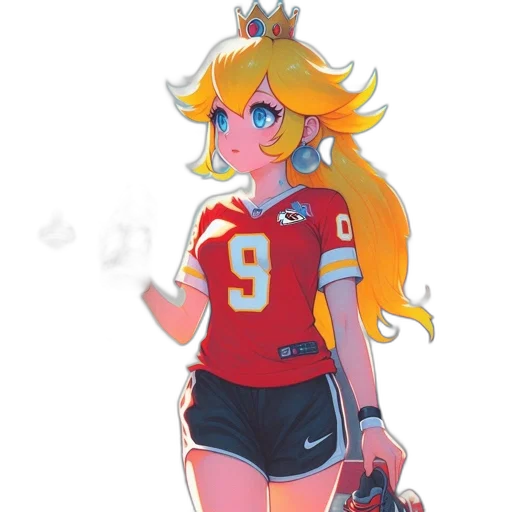 dress, staff, crown, weapon transparent PNG cut-out