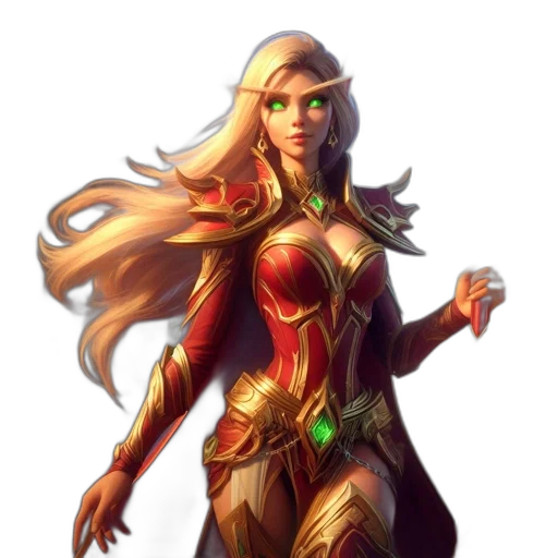 dress, staff, fantasy art, concept art transparent PNG cut-out