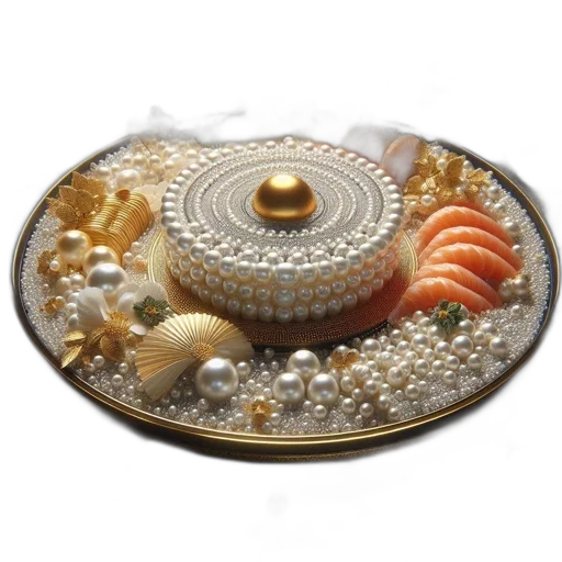 jewelry, food, crown, 3d render transparent PNG cut-out