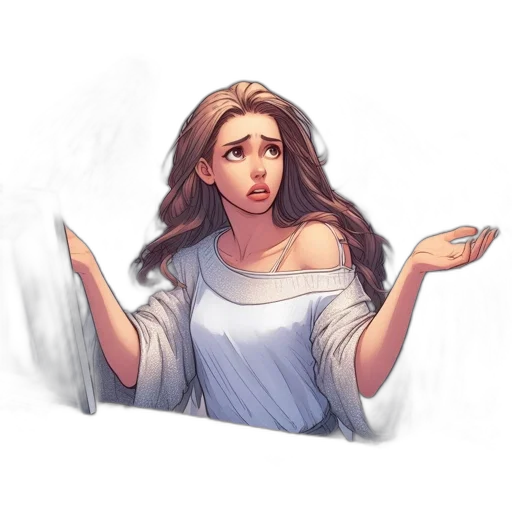 dress, face, concept art, fantasy art transparent PNG cut-out