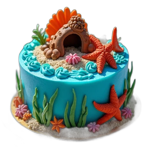 food, dragon, 3d render, underwater transparent PNG cut-out