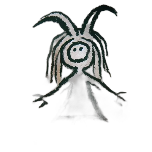 hair, creature, mask, animal transparent PNG cut-out