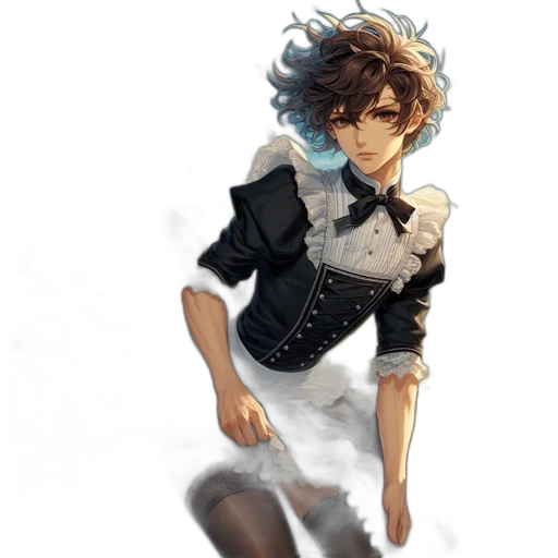 jacket, staff, weapon, concept art transparent PNG cut-out