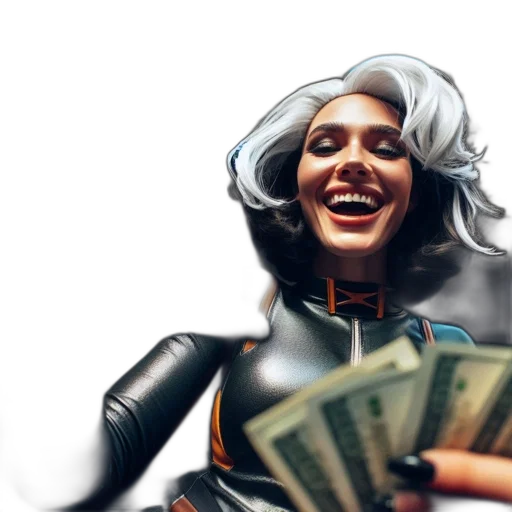 jacket, face, comic book art, concept art transparent PNG cut-out