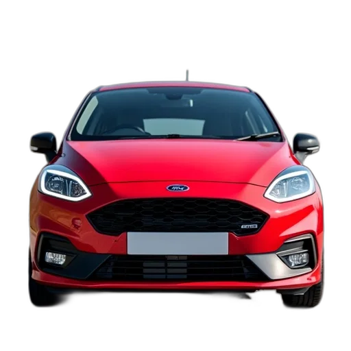 car, 3d render, ford, fiesta transparent PNG cut-out