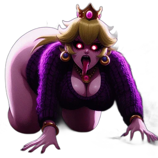 crown, creature, animal, staff transparent PNG cut-out