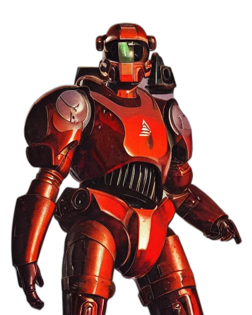 robot, concept art, 3d render, pixel art transparent PNG cut-out