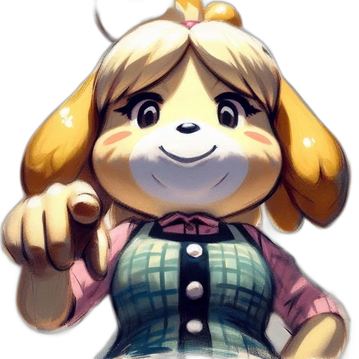 staff, animal, face, creature transparent PNG cut-out