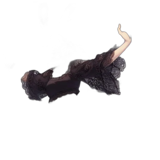 hair, dress, staff, crown transparent PNG cut-out