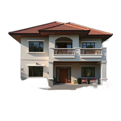 building, furniture, 3d render, photorealistic transparent PNG cut-out