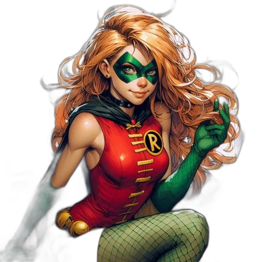 comic book art, concept art, fantasy art, cartoon transparent PNG cut-out