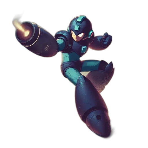 robot, weapon, staff, concept art transparent PNG cut-out