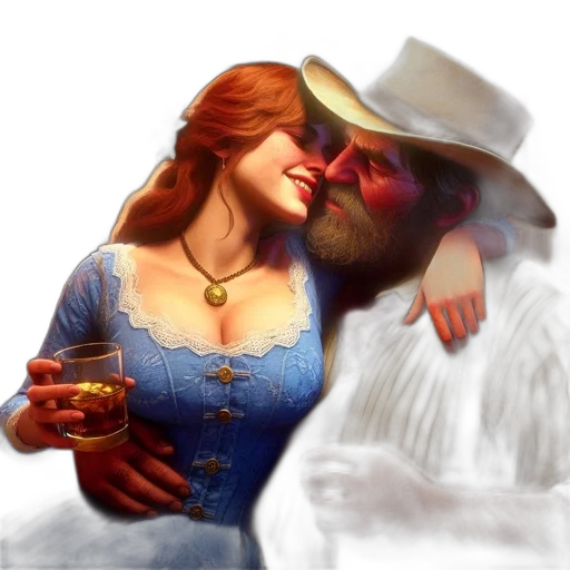fantasy art, concept art, photorealistic, oil painting transparent PNG cut-out