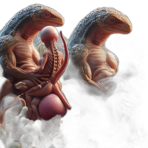 dragon, creature, animal, 3d render transparent PNG cut-out
