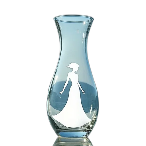 bottle, 3d render, photorealistic, blue transparent PNG cut-out