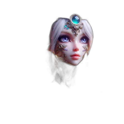 jewelry, mask, robot, face transparent PNG cut-out
