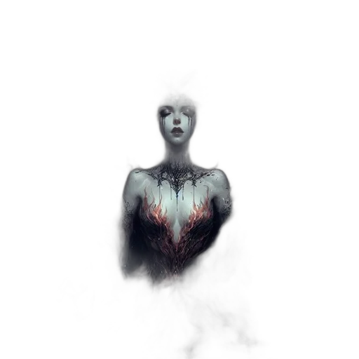 creature, mask, dress, face transparent PNG cut-out