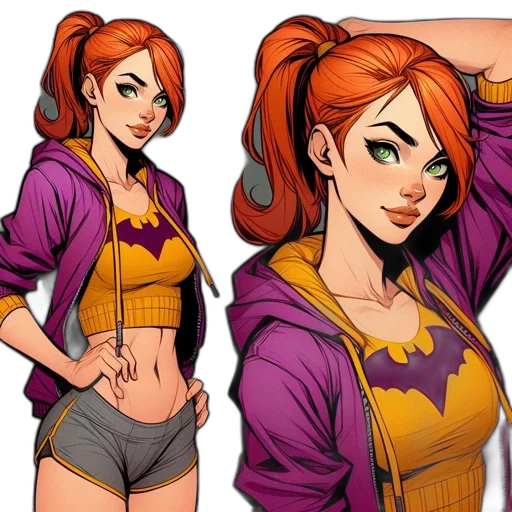 jacket, comic book art, concept art, cartoon transparent PNG cut-out