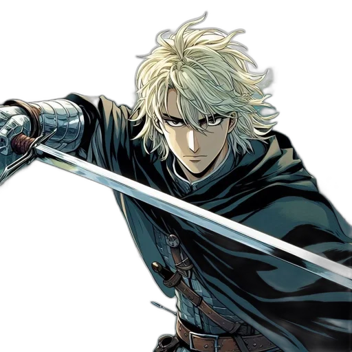 sword, weapon, staff, comic book art transparent PNG cut-out