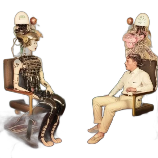 furniture, robot, jewelry, hat transparent PNG cut-out