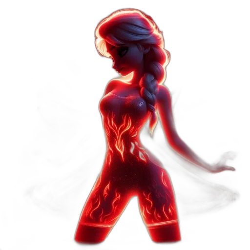 dress, robot, concept art, 3d render transparent PNG cut-out