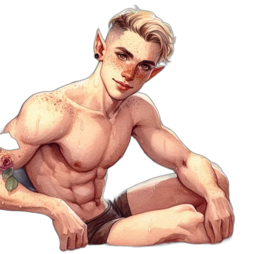 fantasy art, concept art, pixel art, watercolor transparent PNG cut-out