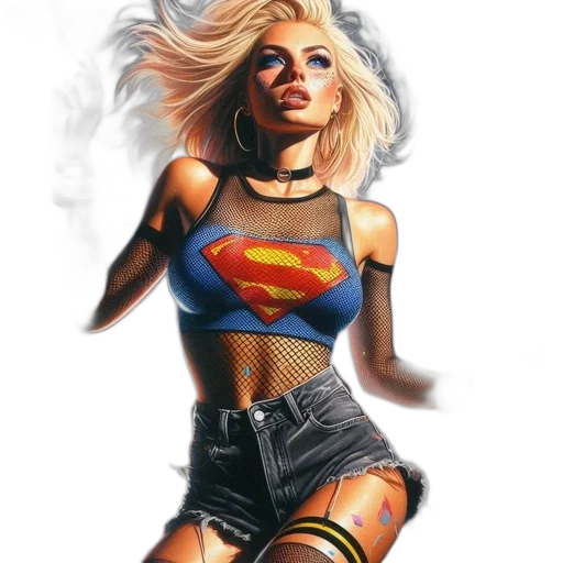 comic book art, concept art, fantasy art, photorealistic transparent PNG cut-out