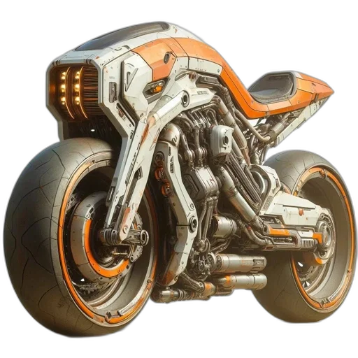 robot, weapon, 3d render, concept art transparent PNG cut-out