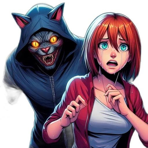 comic book art, concept art, anime, cartoon transparent PNG cut-out