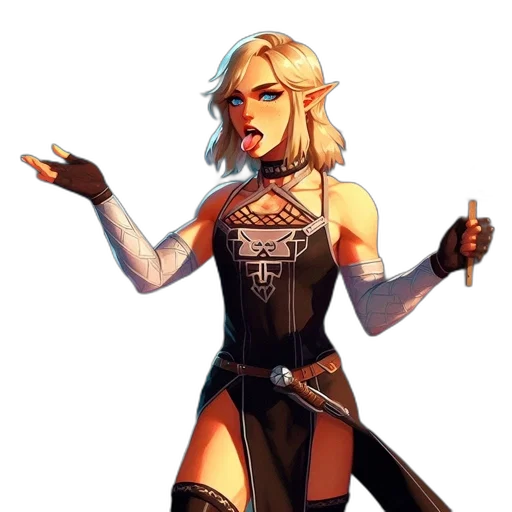 staff, dress, fantasy art, concept art transparent PNG cut-out