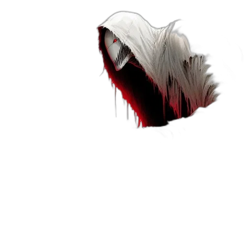 hair, mask, creature, face transparent PNG cut-out