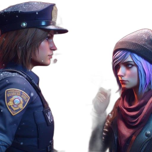 jacket, concept art, cyberpunk, photorealistic transparent PNG cut-out