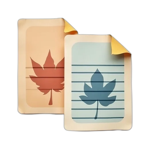 3d render, earth tones, golden, two transparent PNG cut-out